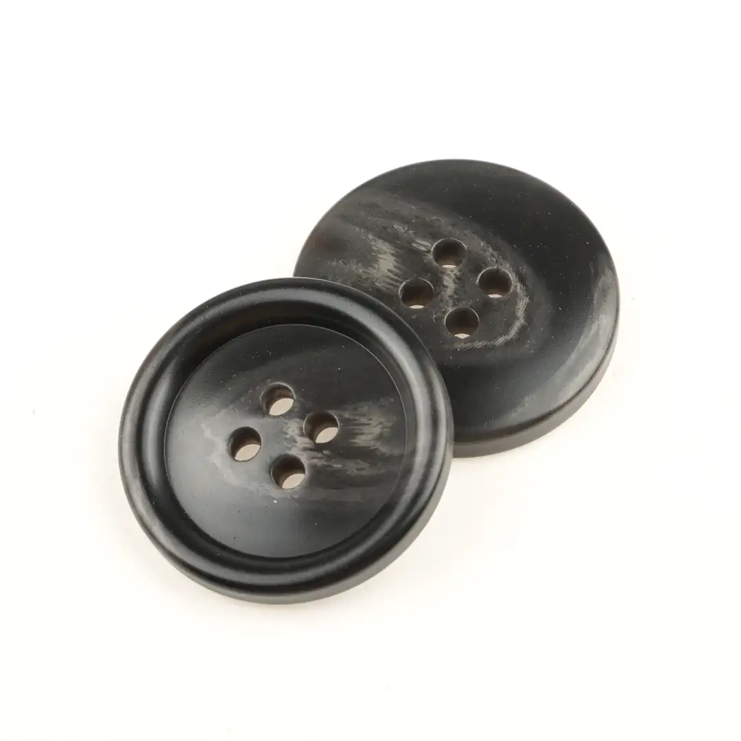 Black 4 holes Resin Button for Shirt,Overcoat buy garments accessories in bulk from China wholesaler at wholesale price free worldwide shipping Alibaba