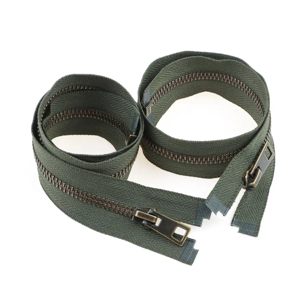 Green Open Metal Zippers Zipper for Jackets,Overcoat buy garments accessories in bulk from China wholesaler at wholesale price free worldwide shipping Alibaba
