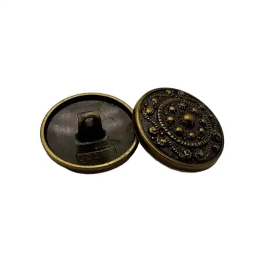 Gold 1 holes Metal Button for Jackets buy garments accessories in bulk from China wholesaler at wholesale price free worldwide shipping Alibaba