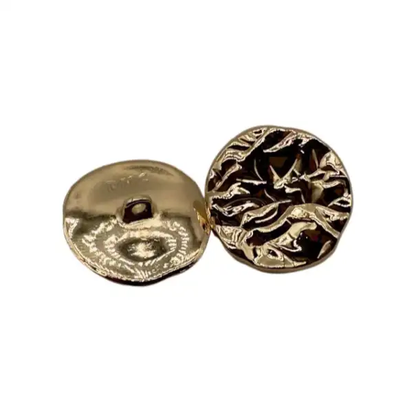 Gold 1 holes Metal Button for Jackets,Blouse buy garments accessories in bulk from China wholesaler at wholesale price free worldwide shipping Alibaba