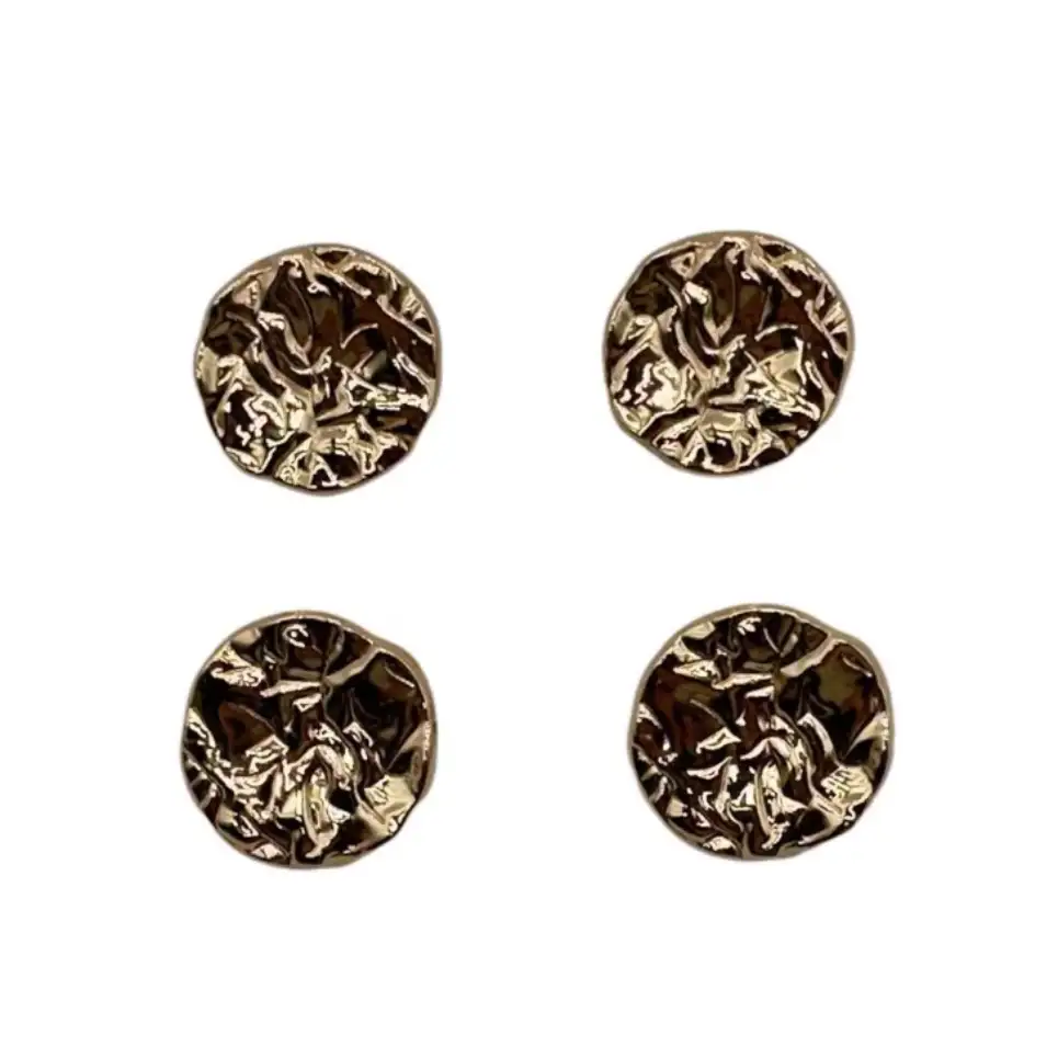 Gold 1 holes Metal Button for Jackets,Blouse buy garments accessories in bulk from China wholesaler at wholesale price free worldwide shipping Alibaba