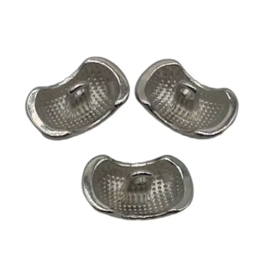 Silver 1 holes Metal Button for Jackets,Blouse buy garments accessories in bulk from China wholesaler at wholesale price free worldwide shipping Alibaba