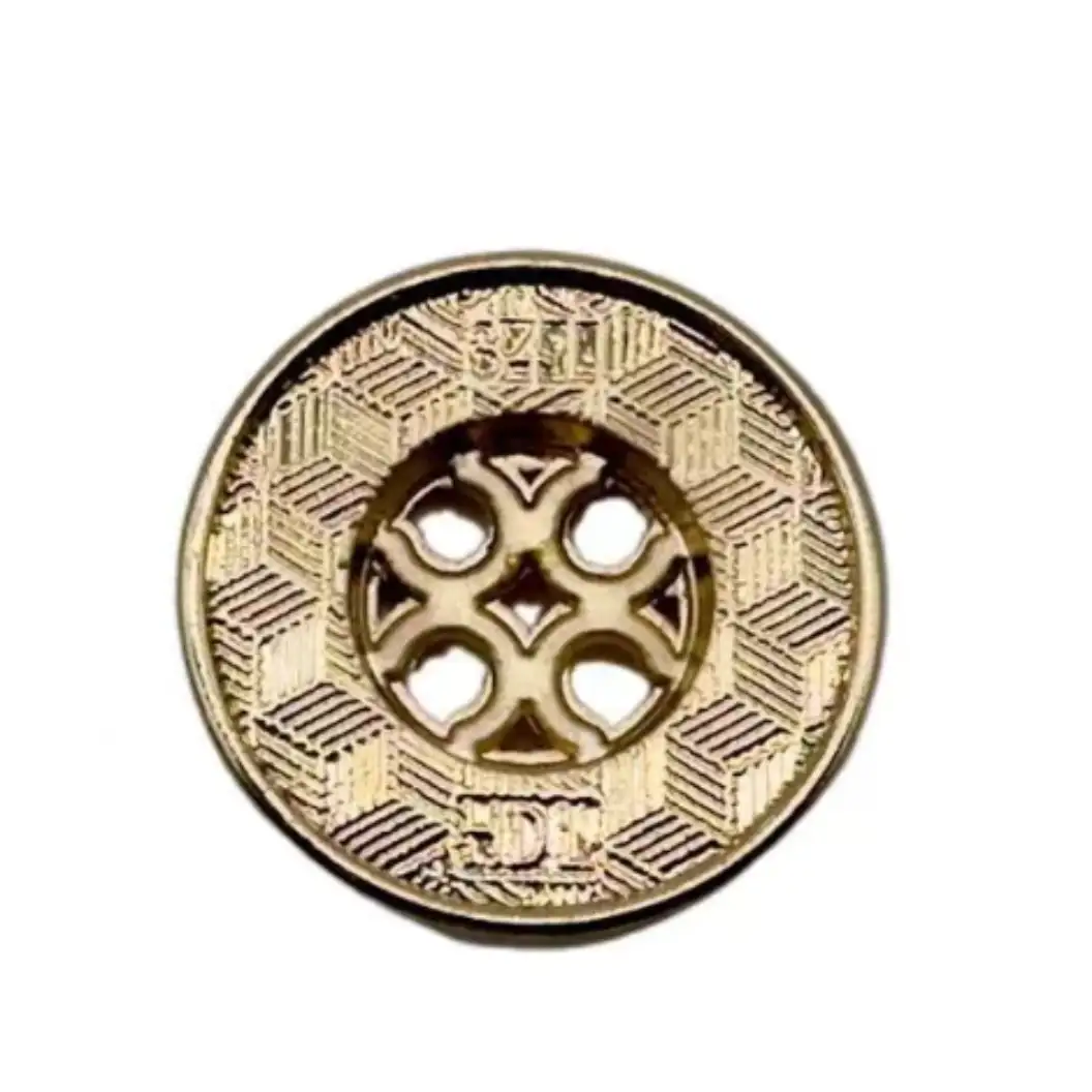 Gold 4 holes Metal Button for Jackets,Blouse buy garments accessories in bulk from China wholesaler at wholesale price free worldwide shipping Alibaba