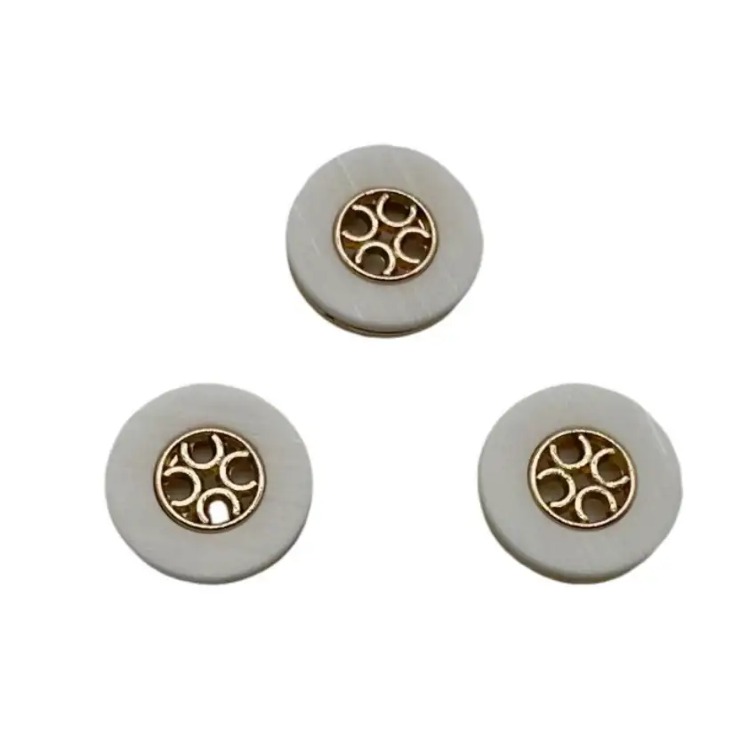 Gold 4 holes Metal Button for Jackets,Blouse buy garments accessories in bulk from China wholesaler at wholesale price free worldwide shipping Alibaba