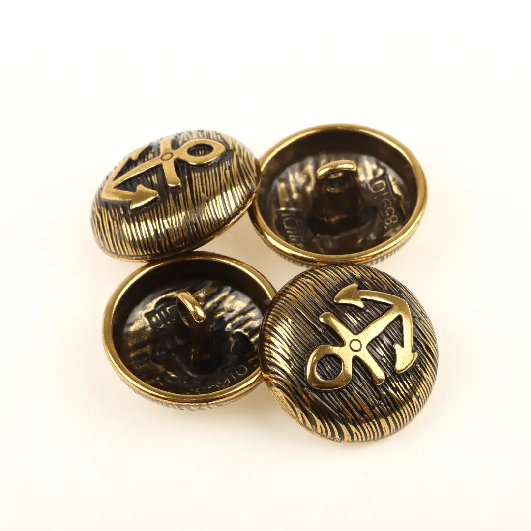 Bronze 1 holes Metal Button for Shirt,Overcoat buy garments accessories in bulk from China wholesaler at wholesale price free worldwide shipping Alibaba