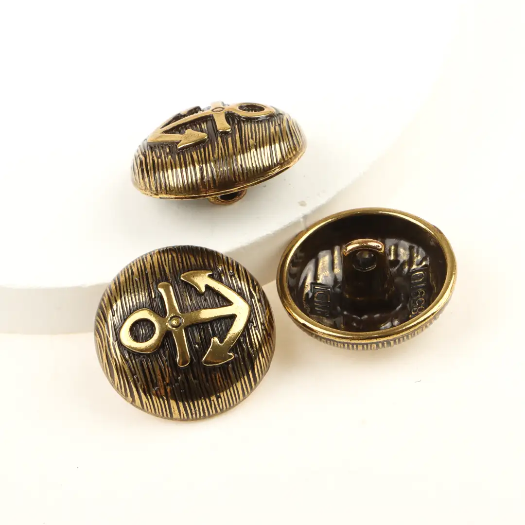 Bronze 1 holes Metal Button for Shirt,Overcoat buy garments accessories in bulk from China wholesaler at wholesale price free worldwide shipping Alibaba