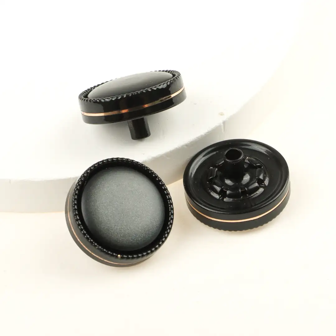 Black 1 holes Metal Button for Shirt,Overcoat buy garments accessories in bulk from China wholesaler at wholesale price free worldwide shipping Alibaba