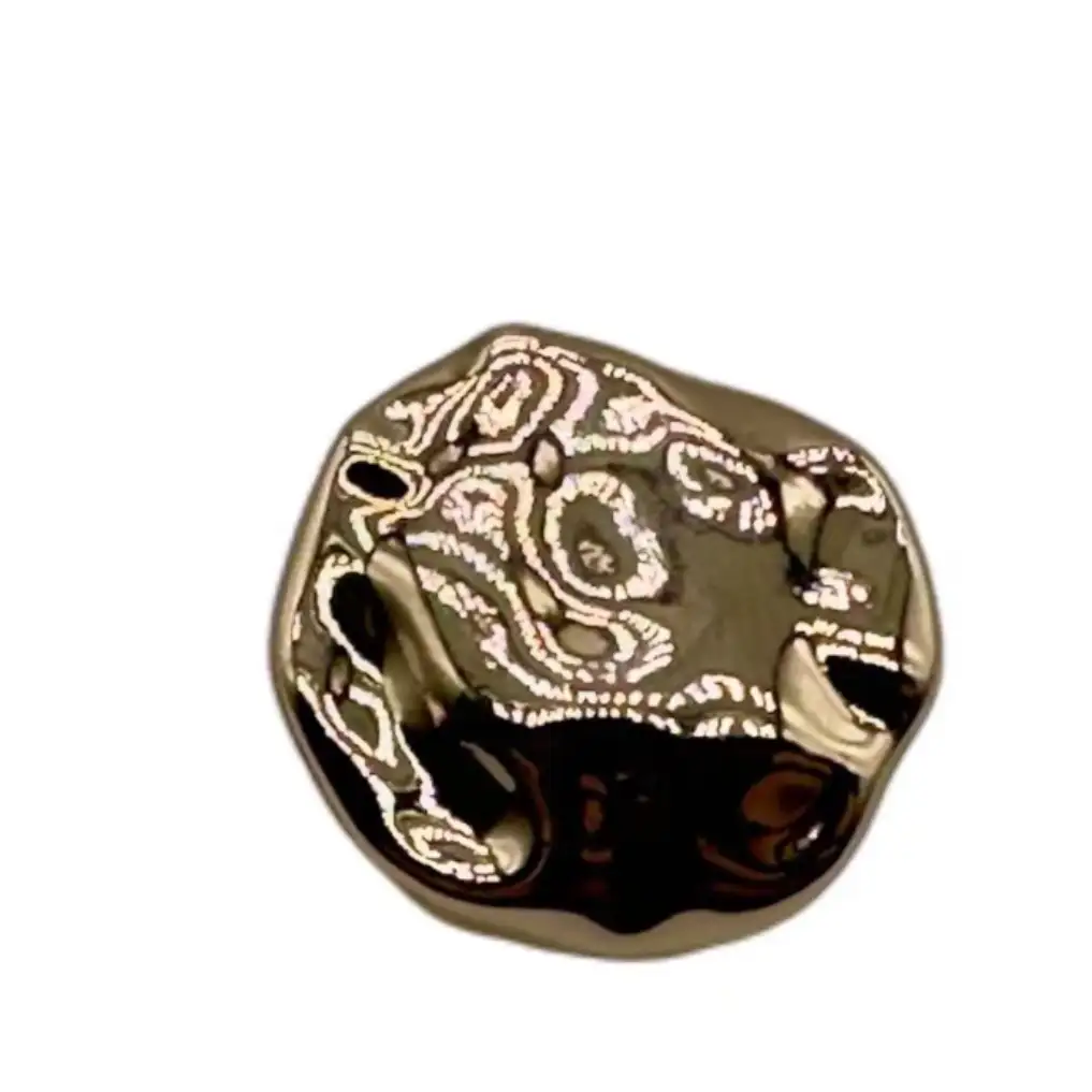 Gold 1 holes Metal Button for Jackets,Blouse buy garments accessories in bulk from China wholesaler at wholesale price free worldwide shipping Alibaba