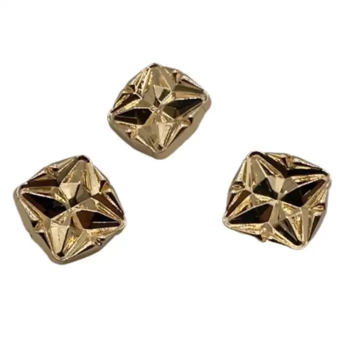 Gold 1 holes Metal Button for Jackets,Blouse buy garments accessories in bulk from China wholesaler at wholesale price free worldwide shipping Alibaba