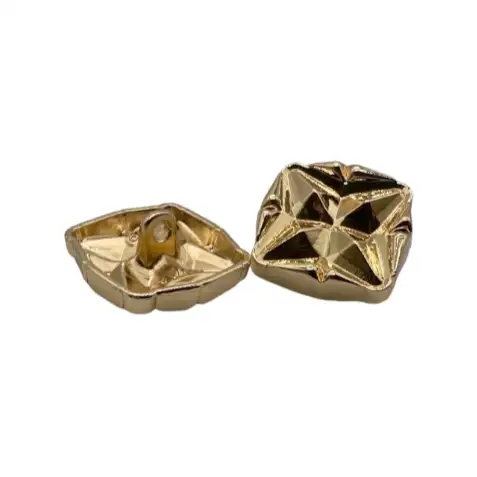 Gold 1 holes Metal Button for Jackets,Blouse buy garments accessories in bulk from China wholesaler at wholesale price free worldwide shipping Alibaba