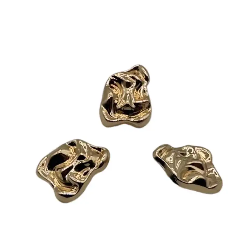Gold 1 holes Metal Button for Jackets,Blouse buy garments accessories in bulk from China wholesaler at wholesale price free worldwide shipping Alibaba
