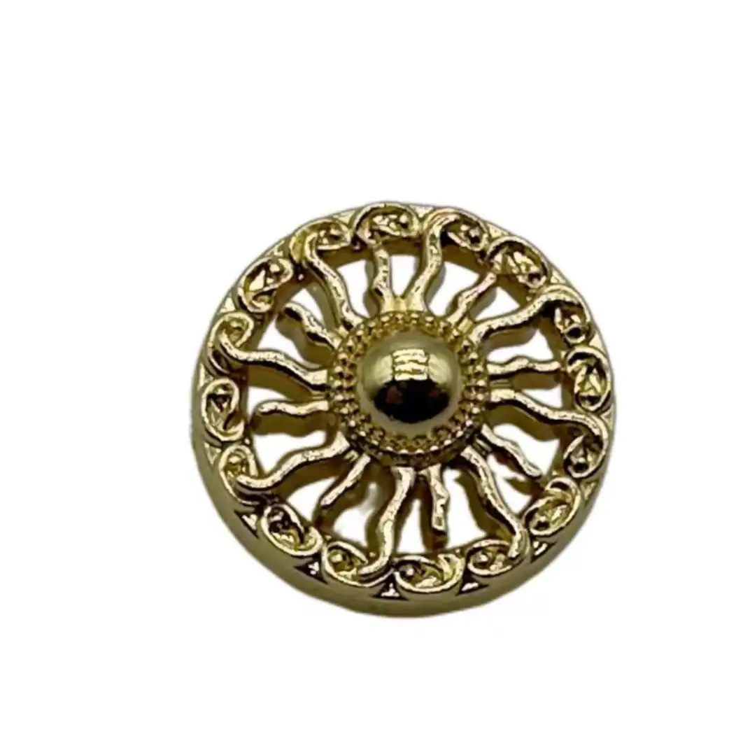 Gold 1 holes Metal Button for Jackets,Blouse buy garments accessories in bulk from China wholesaler at wholesale price free worldwide shipping Alibaba