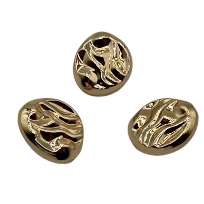 Gold 1 holes Metal Button for Jackets,Blouse buy garments accessories in bulk from China wholesaler at wholesale price free worldwide shipping Alibaba