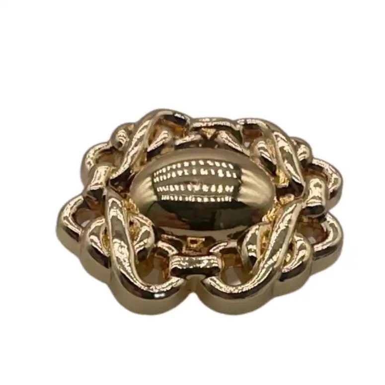 Gold 1 holes Metal Button for Jackets,Blouse buy garments accessories in bulk from China wholesaler at wholesale price free worldwide shipping Alibaba