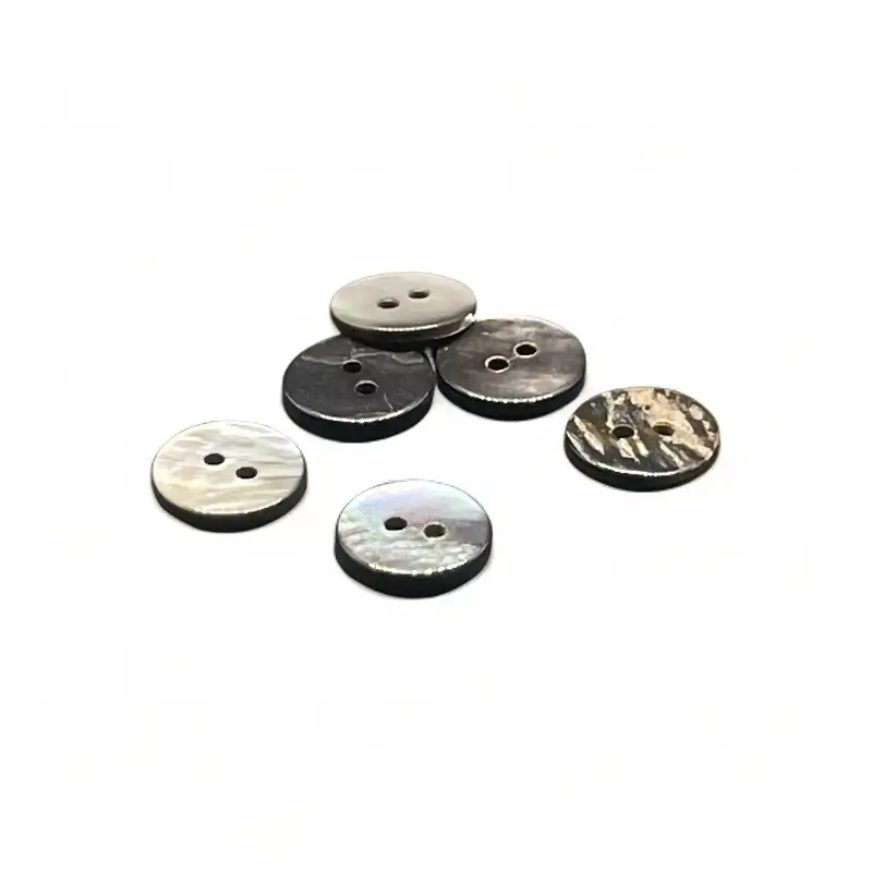 Black 2 holes Shell Button for Shirt,Pants,Denim Jacket,Suit Trouser,Jackets,Blazer,T-Shirt,Polo Shirt,Tank Top buy garments accessories in bulk from China wholesaler at wholesale price free worldwide shipping Alibaba