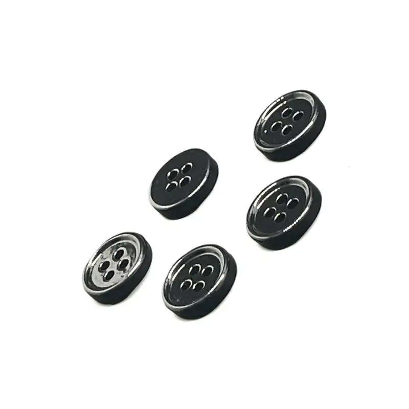 Black 4 holes Shell Button for Shirt,Pants,Denim Jacket,Suit Trouser,Jackets,Blazer,T-Shirt,Polo Shirt buy garments accessories in bulk from China wholesaler at wholesale price free worldwide shipping Alibaba