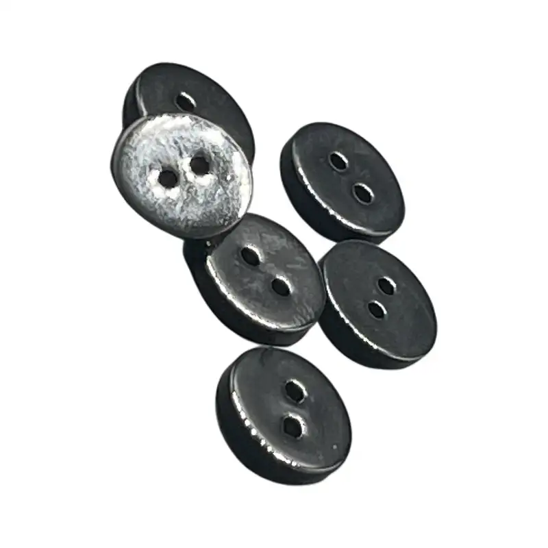 Black 2 holes Shell Button for Shirt,Pants,Denim Jacket,Suit Trouser,Jackets,Blazer,T-Shirt,Polo Shirt buy garments accessories in bulk from China wholesaler at wholesale price free worldwide shipping Alibaba