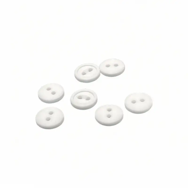 White 2 holes Resin Button for Shirt,Pants,Denim Jacket,Suit Trouser,Jackets,Blazer,T-Shirt,Polo Shirt buy garments accessories in bulk from China wholesaler at wholesale price free worldwide shipping Alibaba