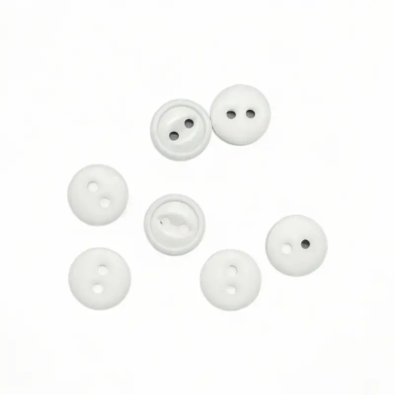 White 2 holes Resin Button for Shirt,Pants,Denim Jacket,Suit Trouser,Jackets,Blazer,T-Shirt,Polo Shirt buy garments accessories in bulk from China wholesaler at wholesale price free worldwide shipping Alibaba