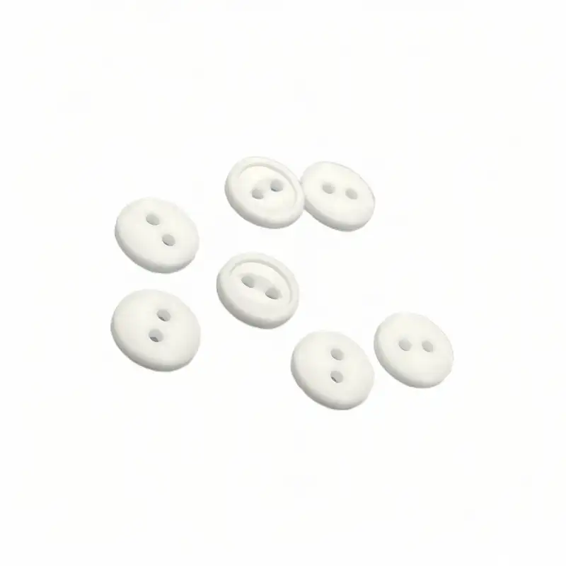 White 2 holes Resin Button for Shirt,Pants,Denim Jacket,Suit Trouser,Jackets,Blazer,T-Shirt,Polo Shirt buy garments accessories in bulk from China wholesaler at wholesale price free worldwide shipping Alibaba