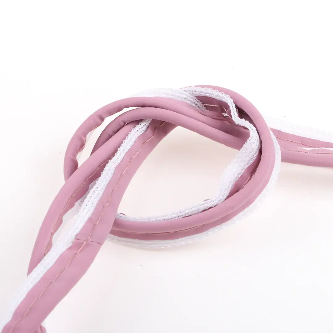 Pink  Polyester Elastic / Tape for Jackets,Overcoat buy garments accessories in bulk from China wholesaler at wholesale price free worldwide shipping Alibaba