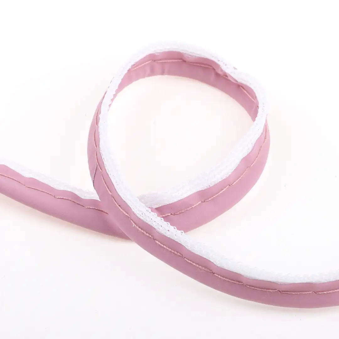Pink  Polyester Elastic / Tape for Jackets,Overcoat buy garments accessories in bulk from China wholesaler at wholesale price free worldwide shipping Alibaba