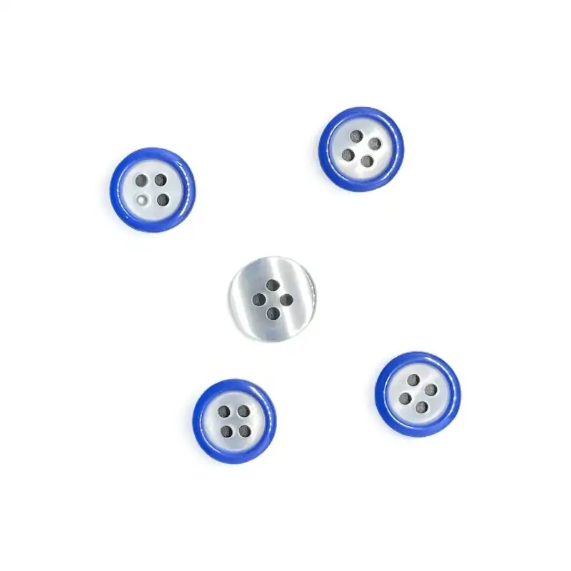 BLUE 4 holes Resin Button for Shirt,Pants,Denim Jacket,Suit Trouser,Blazer buy garments accessories in bulk from China wholesaler at wholesale price free worldwide shipping Alibaba