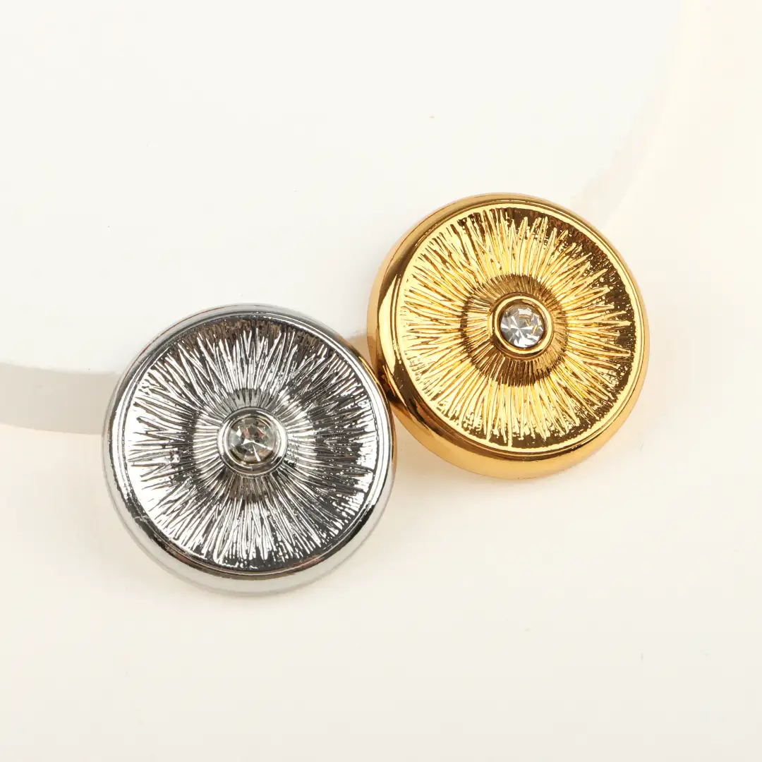 Multicolor 1 holes Metal Button for Shirt,Overcoat,Suit buy garments accessories in bulk from China wholesaler at wholesale price free worldwide shipping Alibaba