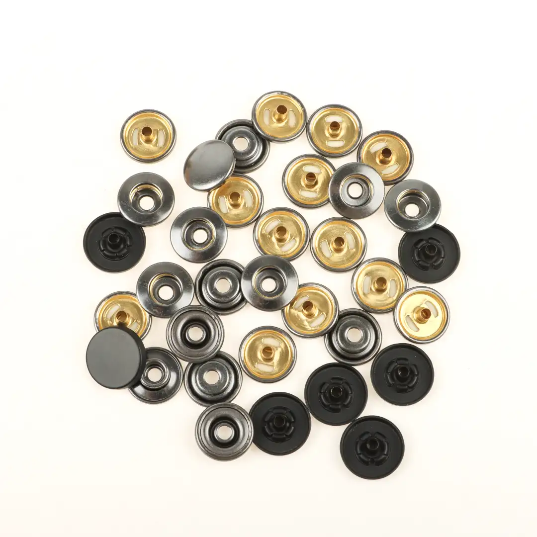 Black 1 holes Metal Button for Shirt,Overcoat,Suit buy garments accessories in bulk from China wholesaler at wholesale price free worldwide shipping Alibaba