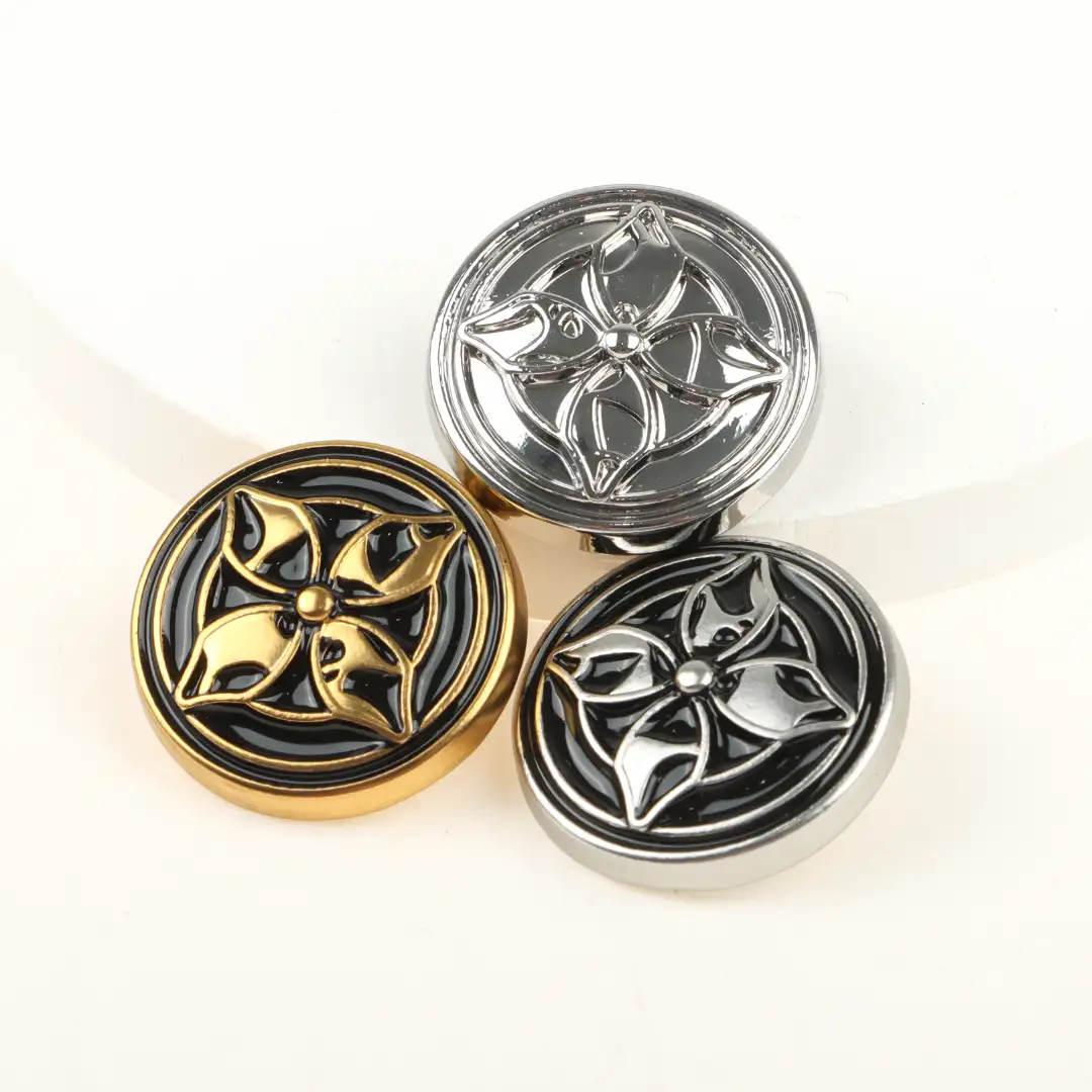 Multicolor 1 holes Metal Button for Shirt,Overcoat,Suit buy garments accessories in bulk from China wholesaler at wholesale price free worldwide shipping Alibaba