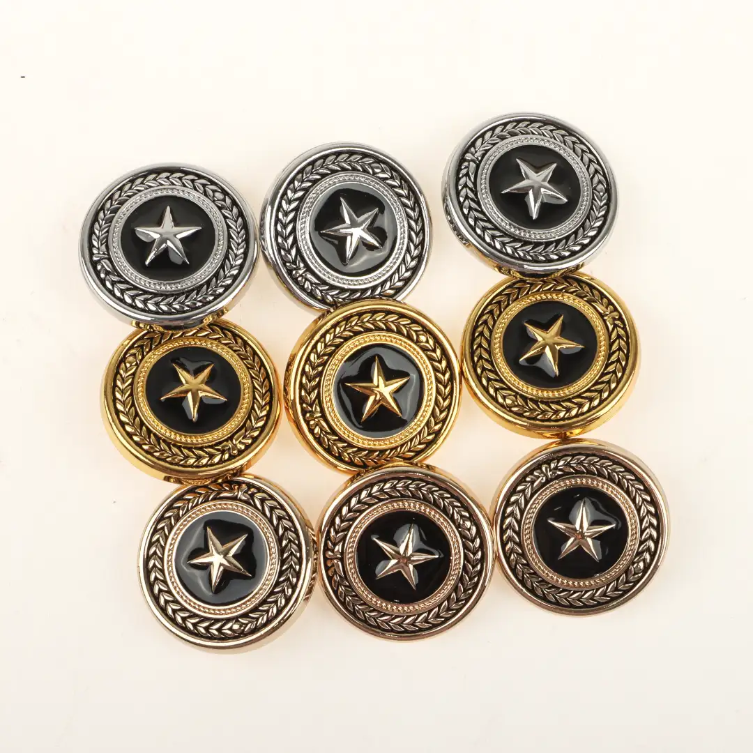 Multicolor 1 holes Metal Button for Shirt,Overcoat,Suit buy garments accessories in bulk from China wholesaler at wholesale price free worldwide shipping Alibaba