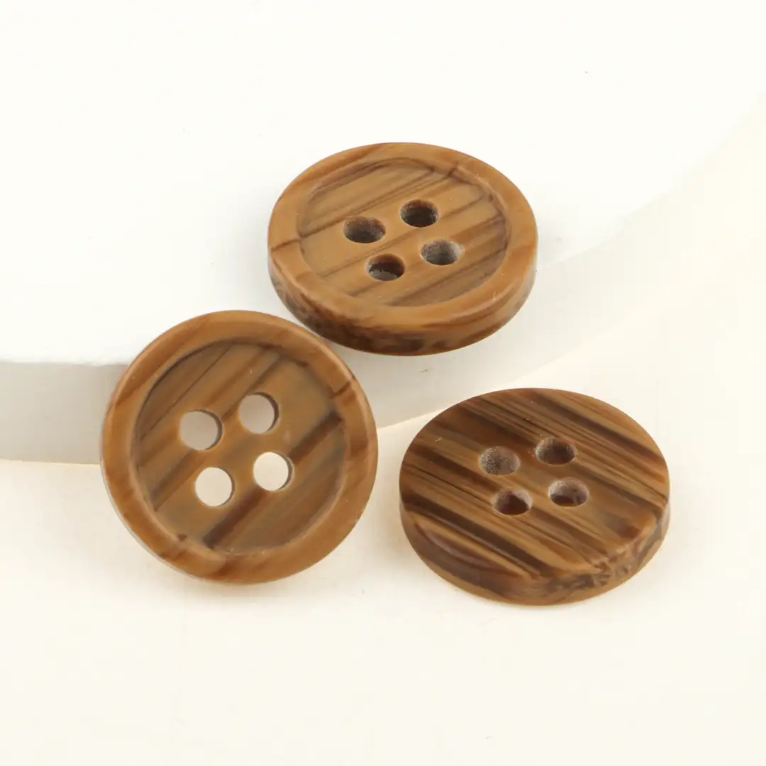 Brown 4 holes Resin Button for Shirt,Overcoat,Suit buy garments accessories in bulk from China wholesaler at wholesale price free worldwide shipping Alibaba
