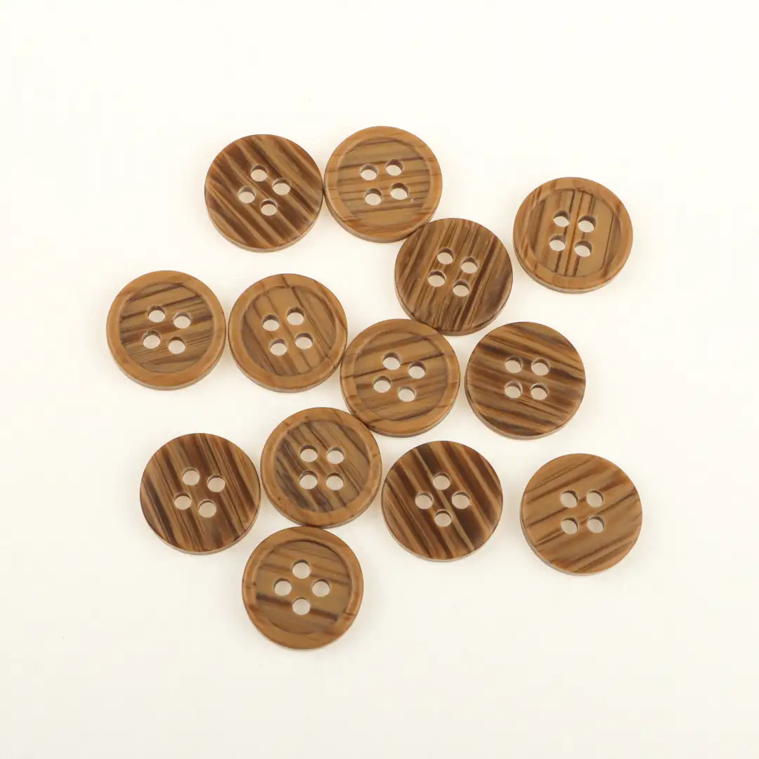 Brown 4 holes Resin Button for Shirt,Overcoat,Suit buy garments accessories in bulk from China wholesaler at wholesale price free worldwide shipping Alibaba