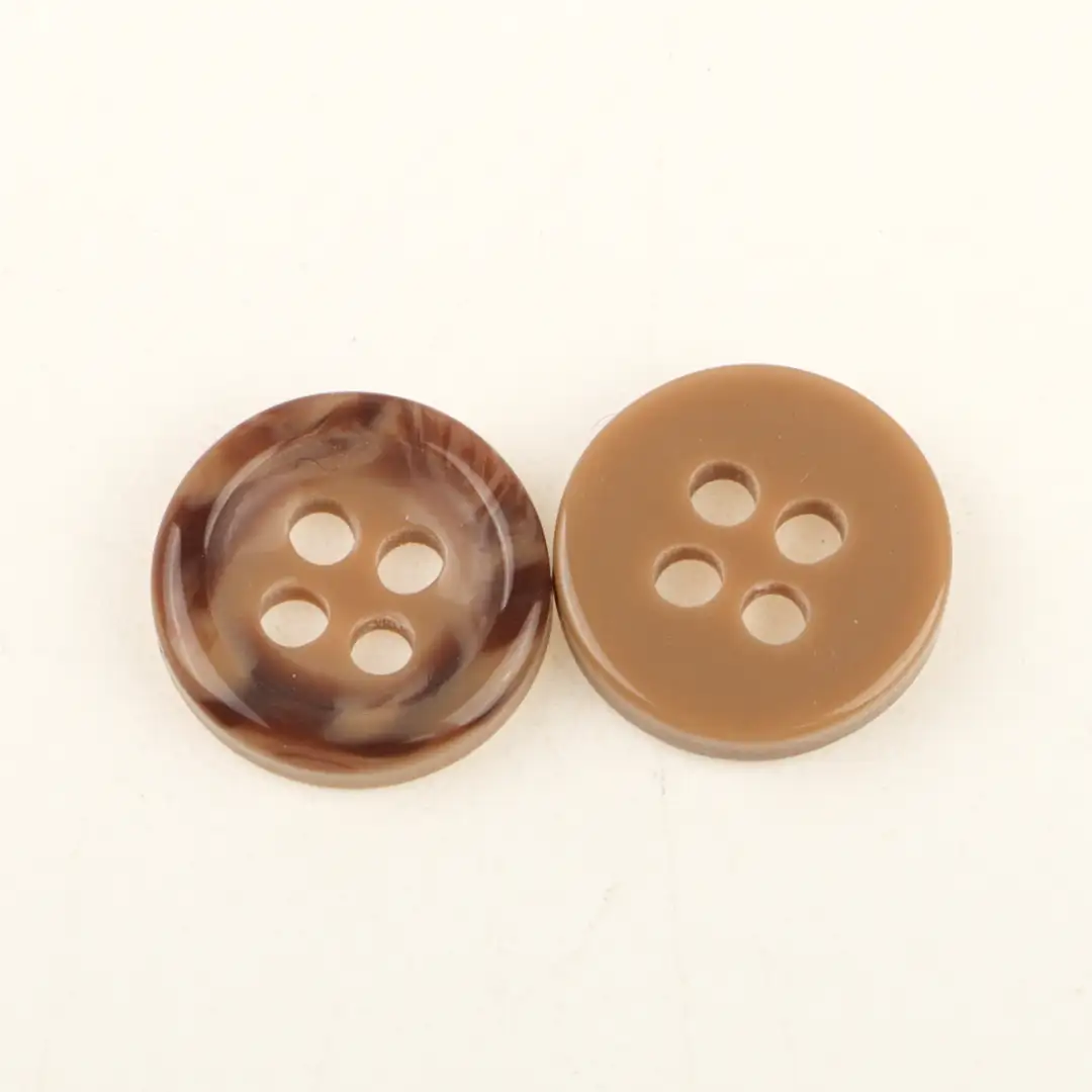 Brown 4 holes Resin Button for Shirt,Overcoat,Suit buy garments accessories in bulk from China wholesaler at wholesale price free worldwide shipping Alibaba