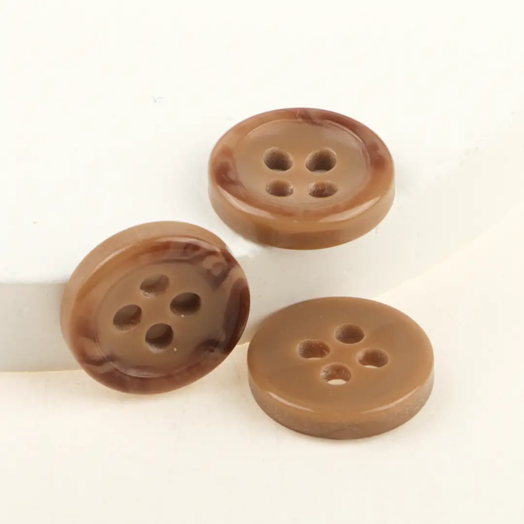 Brown 4 holes Resin Button for Shirt,Overcoat,Suit buy garments accessories in bulk from China wholesaler at wholesale price free worldwide shipping Alibaba