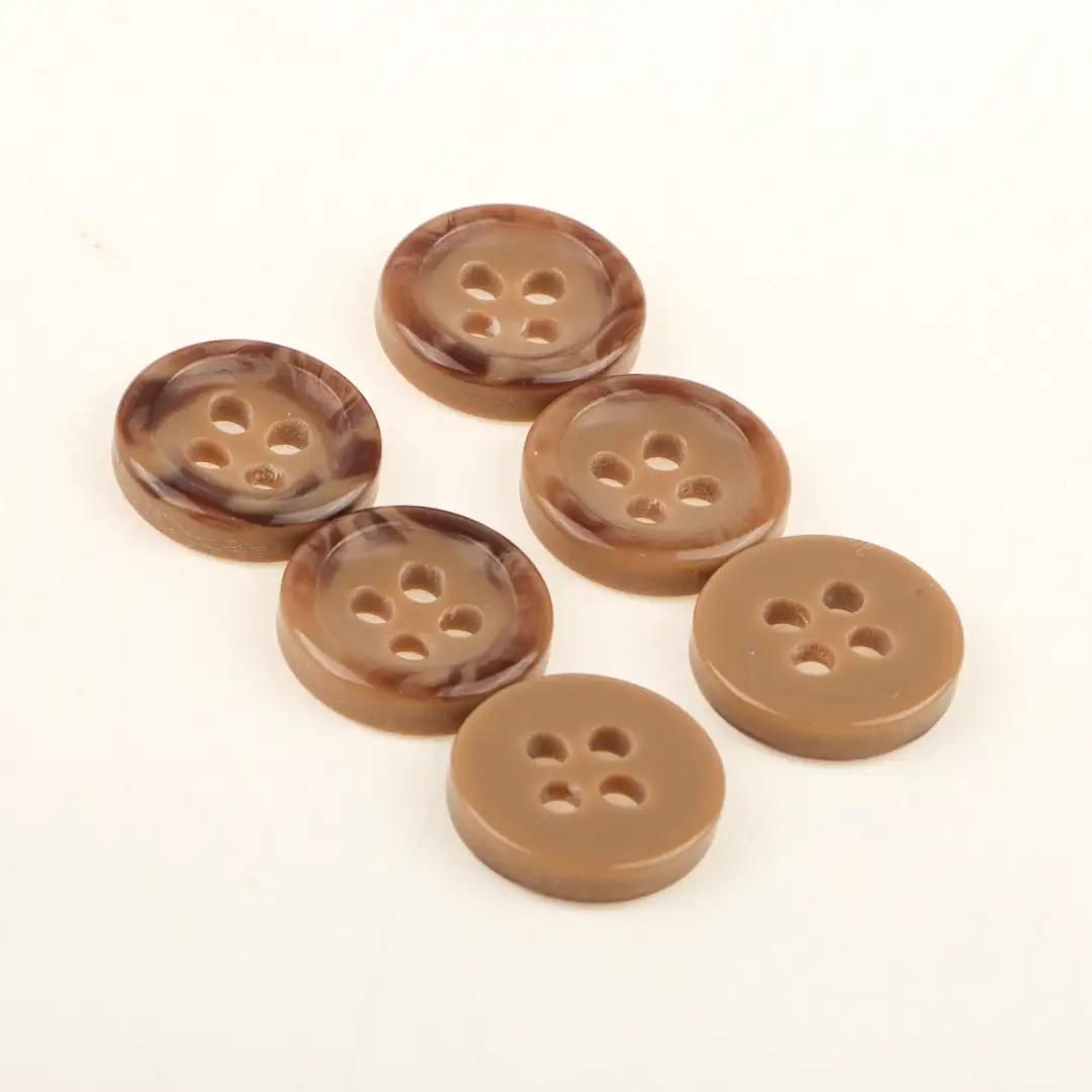 Brown 4 holes Resin Button for Shirt,Overcoat,Suit buy garments accessories in bulk from China wholesaler at wholesale price free worldwide shipping Alibaba