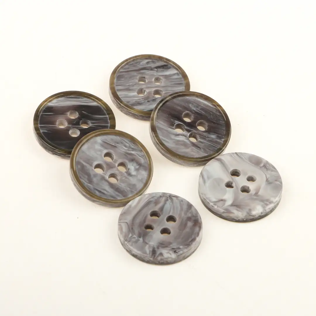 Gray 4 holes Resin Button for Shirt,Overcoat,Suit buy garments accessories in bulk from China wholesaler at wholesale price free worldwide shipping Alibaba