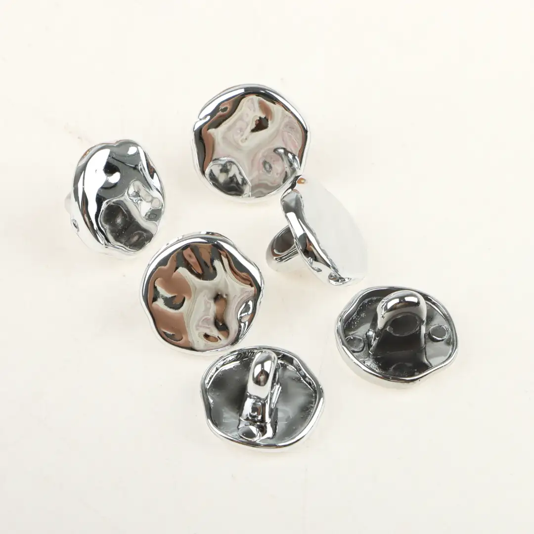 Silver 1 holes Plastic Button for Shirt,Overcoat,Suit buy garments accessories in bulk from China wholesaler at wholesale price free worldwide shipping Alibaba