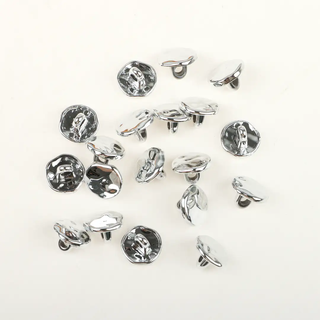 Silver 1 holes Plastic Button for Shirt,Overcoat,Suit buy garments accessories in bulk from China wholesaler at wholesale price free worldwide shipping Alibaba