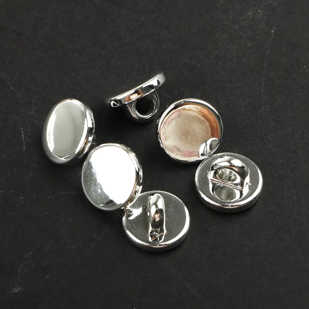 Silver 1 holes Plastic Button for Shirt,Overcoat,Suit buy garments accessories in bulk from China wholesaler at wholesale price free worldwide shipping Alibaba