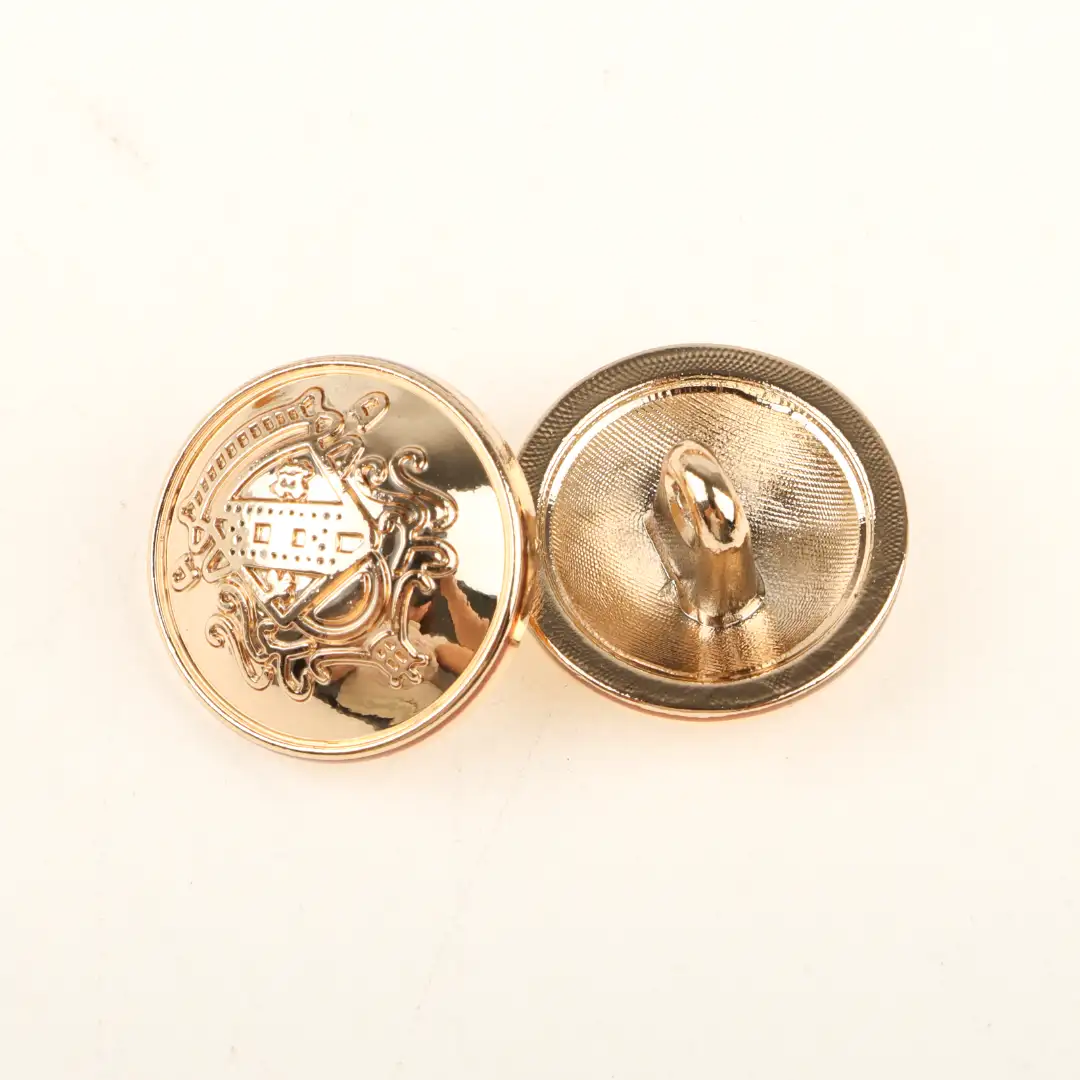 Gold 1 holes Metal Button for Shirt,Overcoat,Suit buy garments accessories in bulk from China wholesaler at wholesale price free worldwide shipping Alibaba