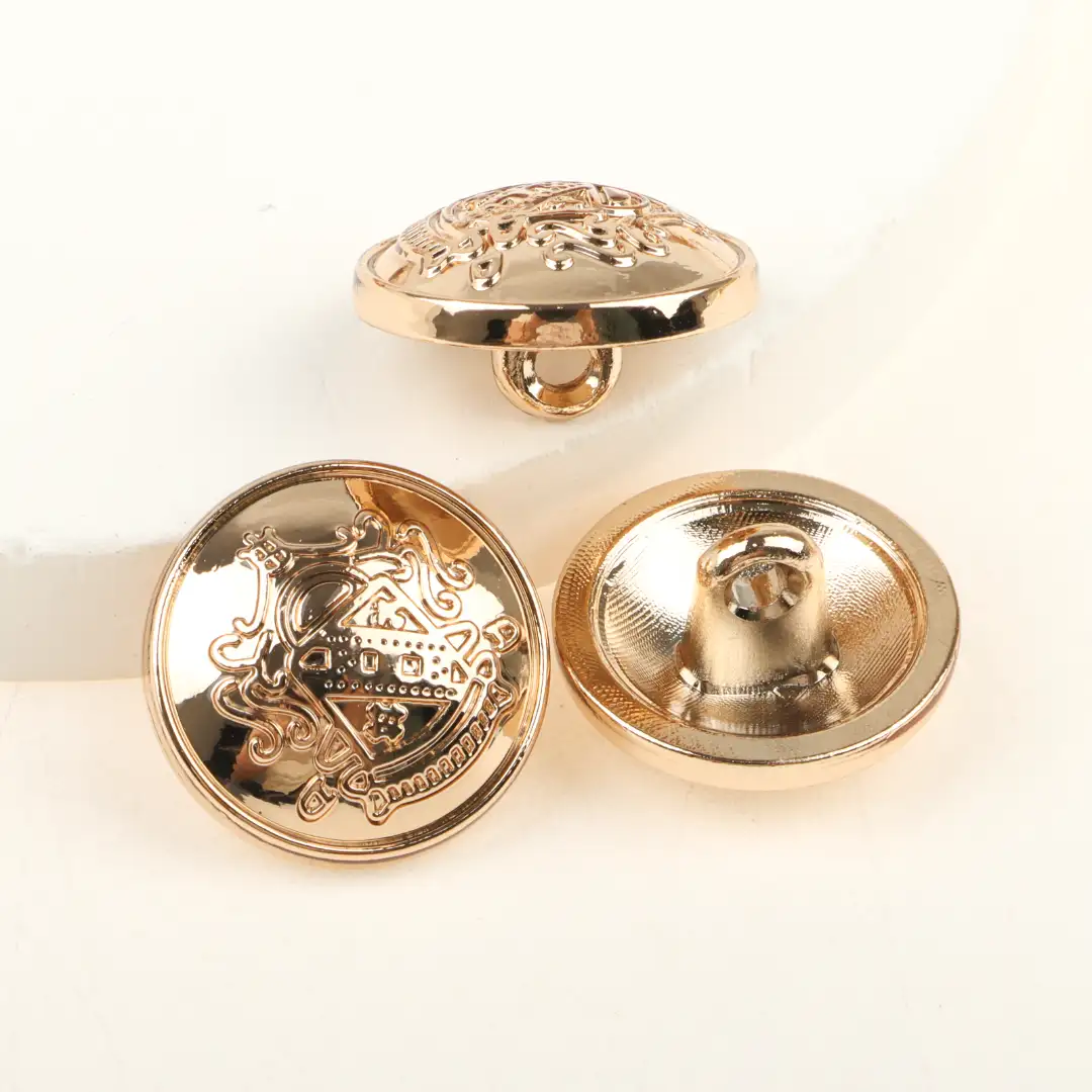 Gold 1 holes Metal Button for Shirt,Overcoat,Suit buy garments accessories in bulk from China wholesaler at wholesale price free worldwide shipping Alibaba