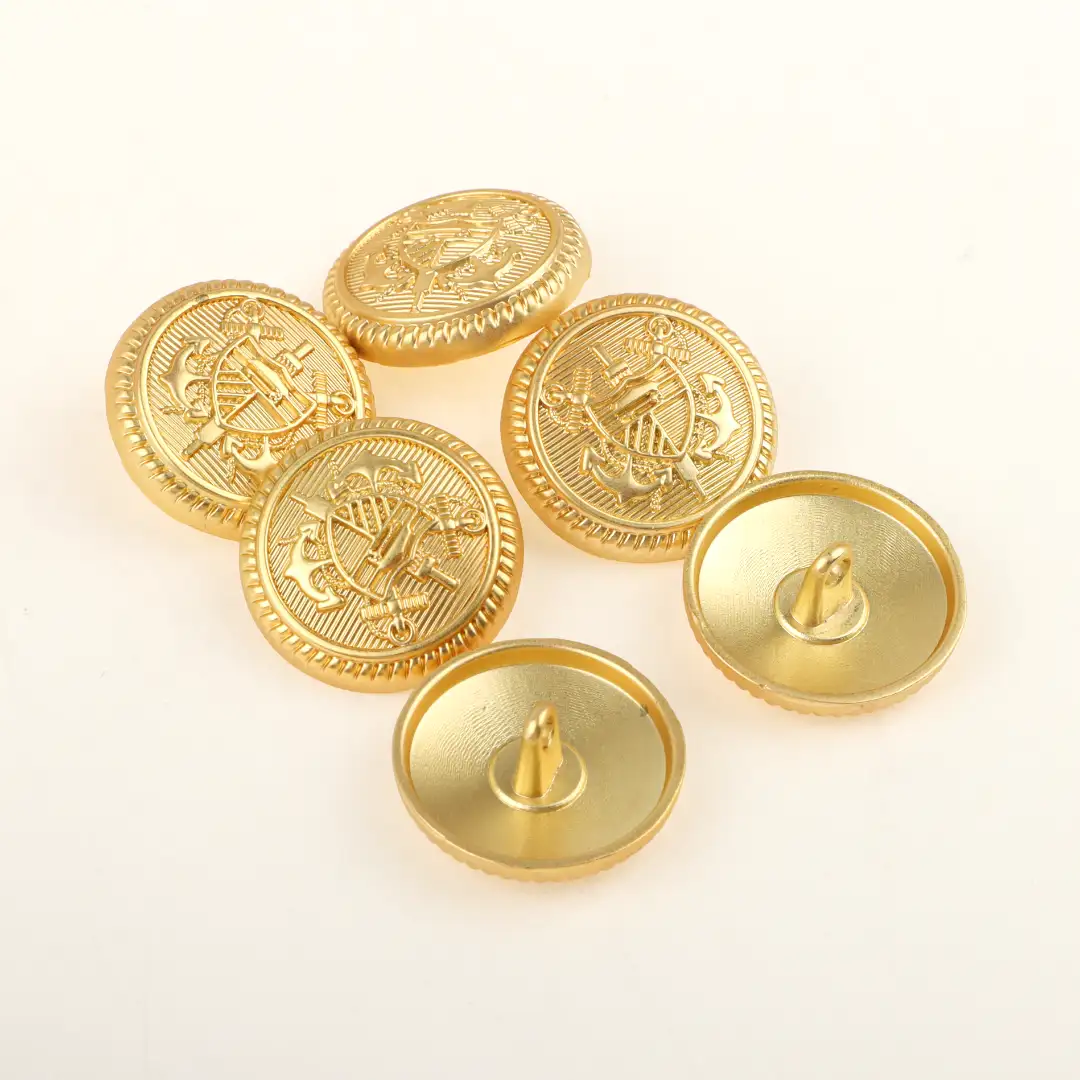 Gold 1 holes Metal Button for Shirt,Overcoat,Suit buy garments accessories in bulk from China wholesaler at wholesale price free worldwide shipping Alibaba