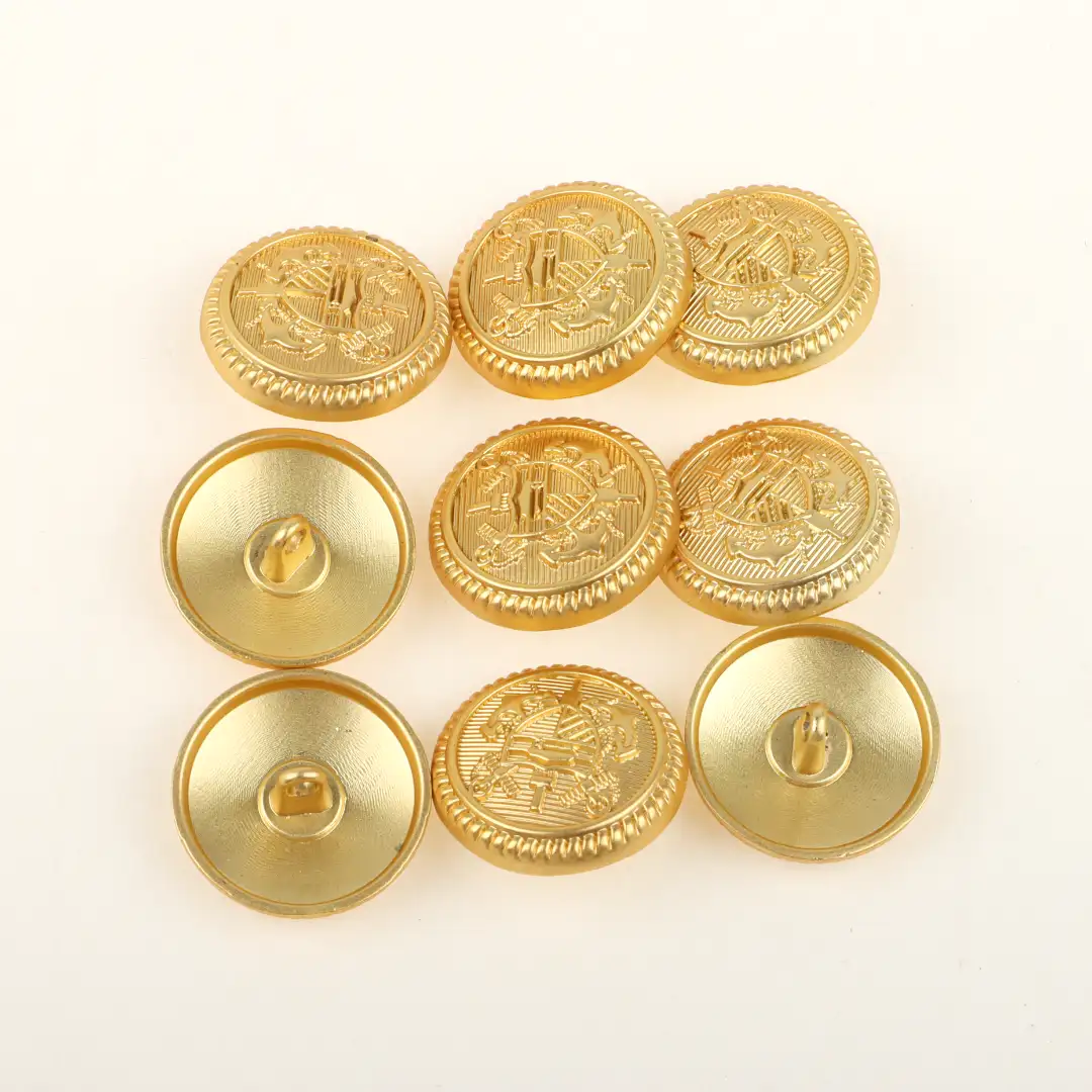Gold 1 holes Metal Button for Shirt,Overcoat,Suit buy garments accessories in bulk from China wholesaler at wholesale price free worldwide shipping Alibaba