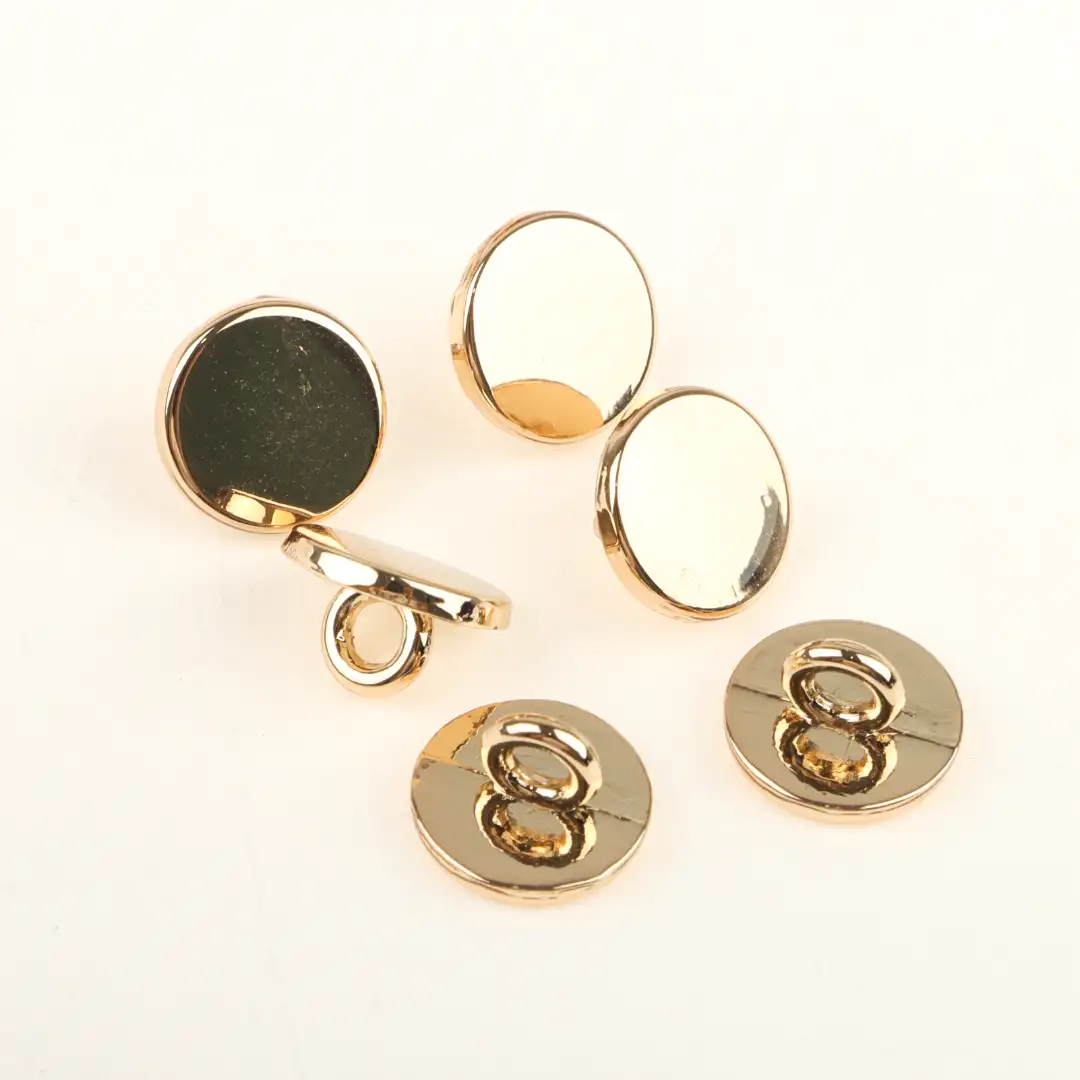 Gold 1 holes Metal Button for Shirt,Overcoat,Suit buy garments accessories in bulk from China wholesaler at wholesale price free worldwide shipping Alibaba