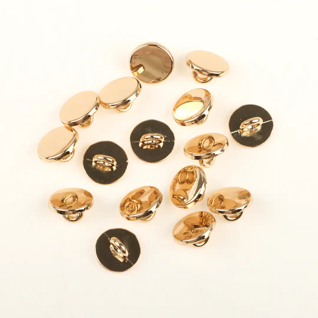 Gold 1 holes Metal Button for Shirt,Overcoat,Suit buy garments accessories in bulk from China wholesaler at wholesale price free worldwide shipping Alibaba