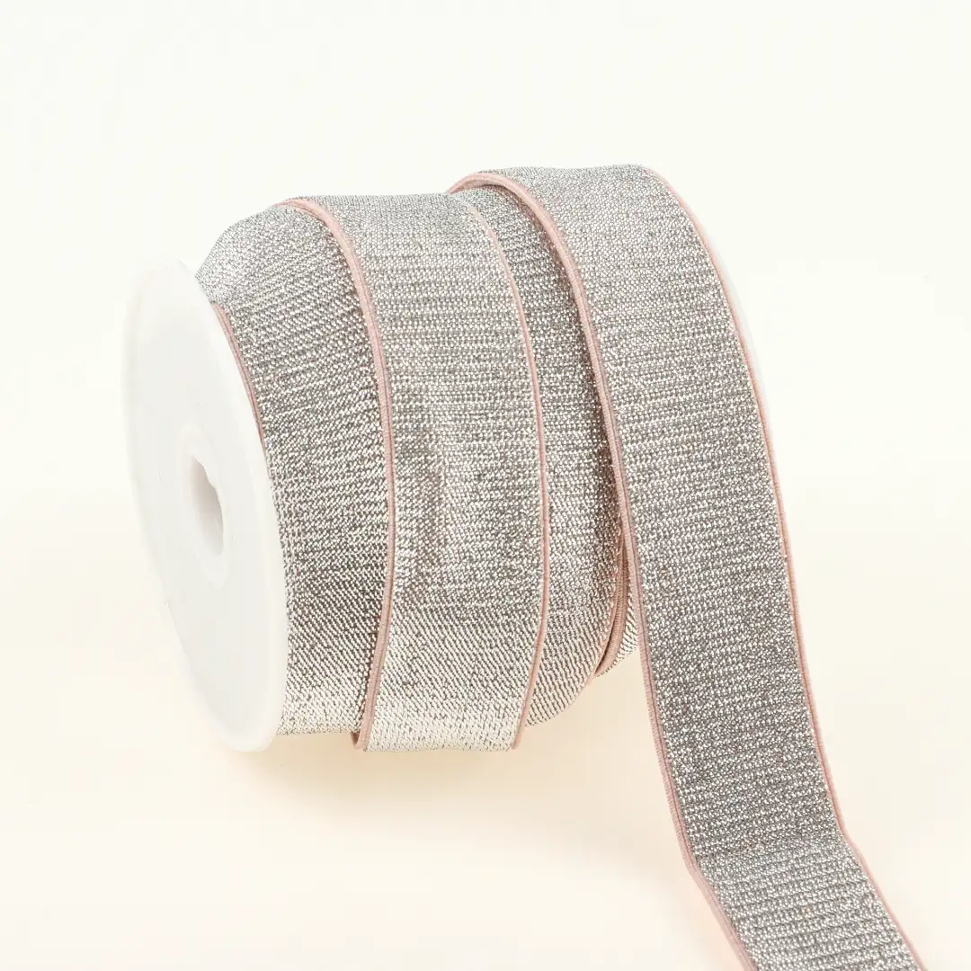Silver  Polyester Elastic / Tape for Shirt,Overcoat,Suit buy garments accessories in bulk from China wholesaler at wholesale price free worldwide shipping Alibaba