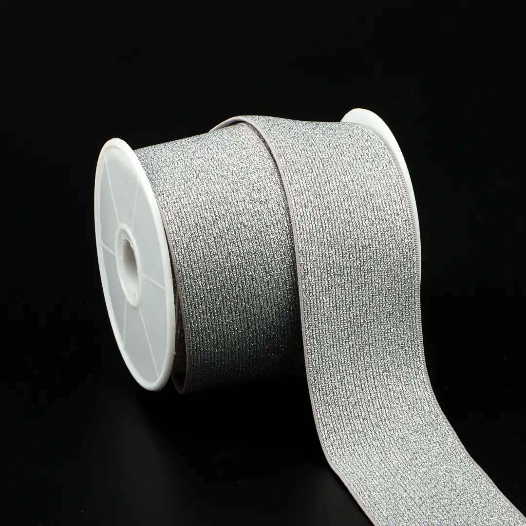 Silver  Polyester Elastic / Tape for Shirt,Overcoat,Suit buy garments accessories in bulk from China wholesaler at wholesale price free worldwide shipping Alibaba