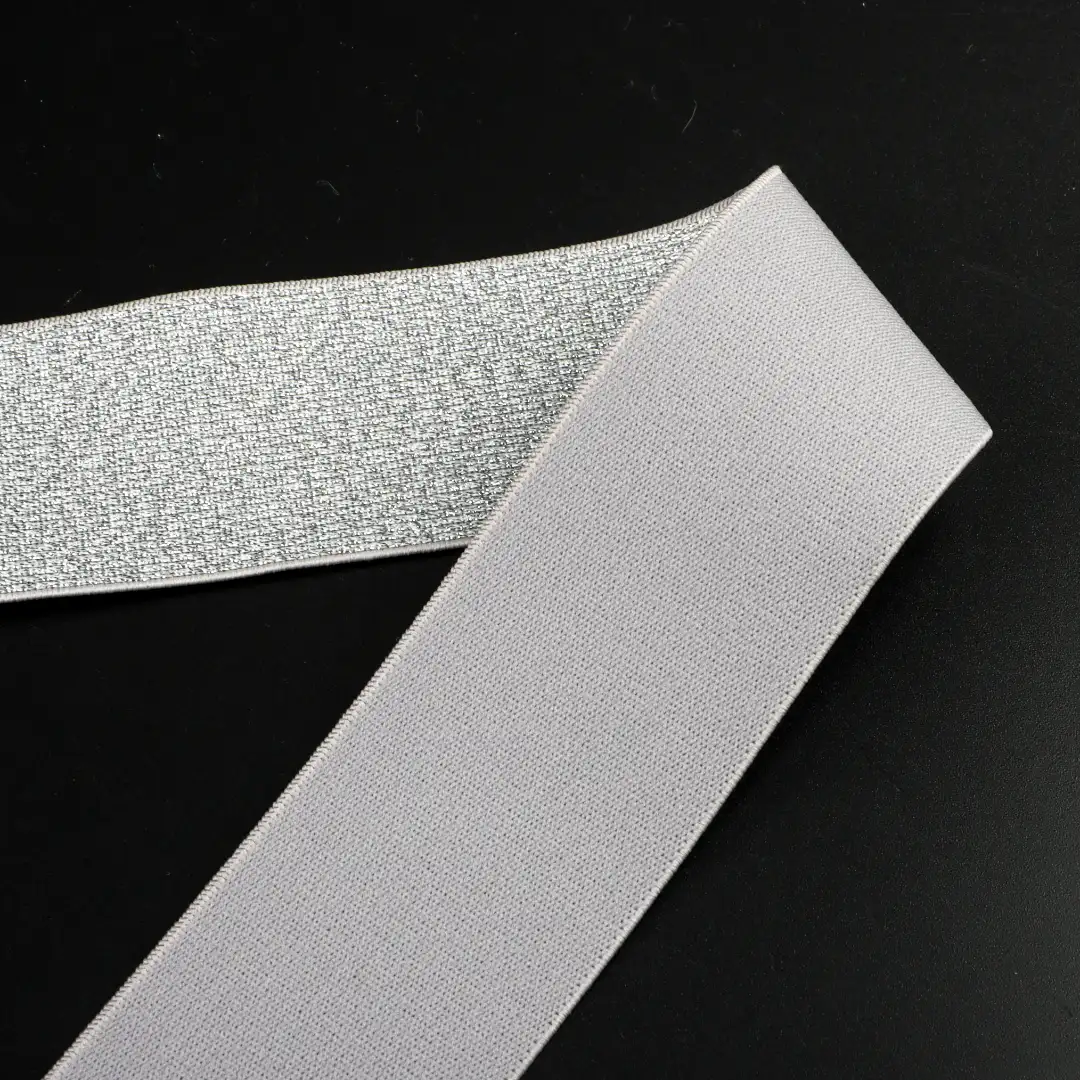Silver  Polyester Elastic / Tape for Shirt,Overcoat,Suit buy garments accessories in bulk from China wholesaler at wholesale price free worldwide shipping Alibaba