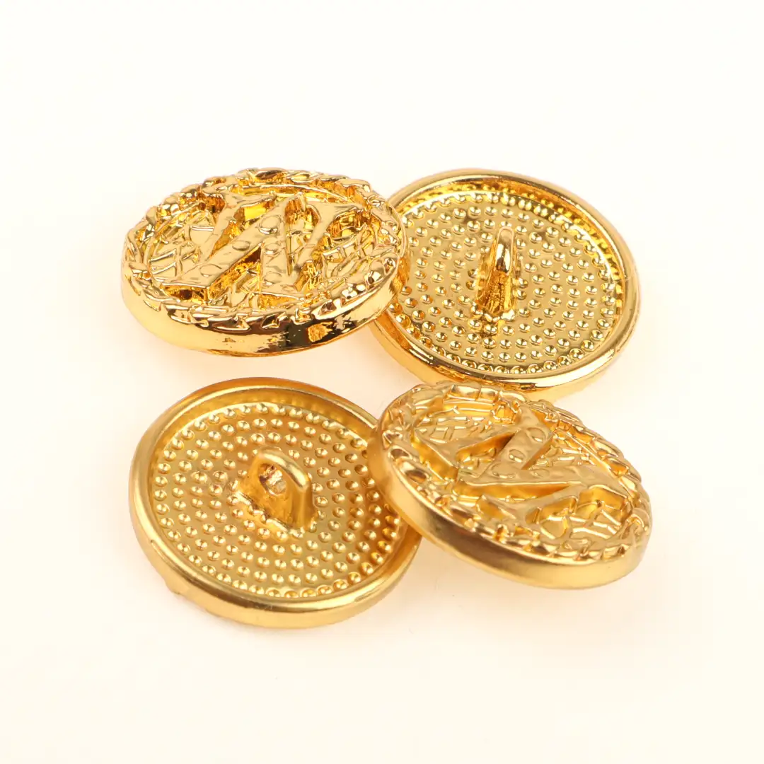 Gold 1 holes Metal Button for Shirt,Overcoat,Suit buy garments accessories in bulk from China wholesaler at wholesale price free worldwide shipping Alibaba